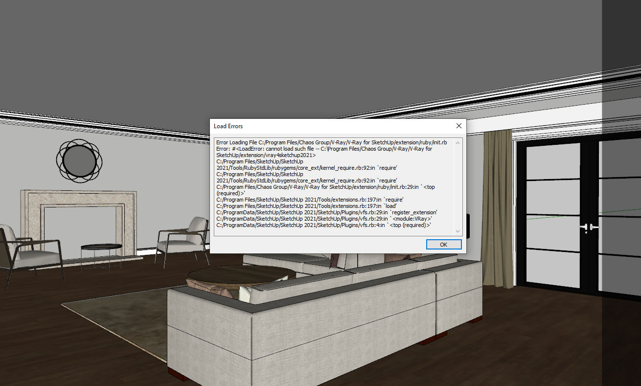 Vray Load Error
