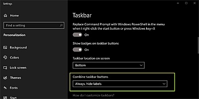 Click image for larger version

Name:	TaskbarSettings.jpg
Views:	165
Size:	102.2 KB
ID:	1106673