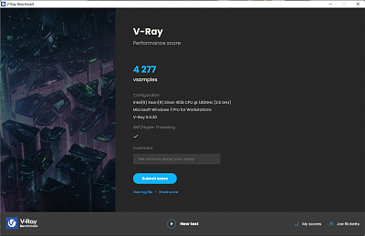 Click image for larger version

Name:	Screenshot - VRAY Benchmark - CPU.jpg
Views:	865
Size:	175.3 KB
ID:	1166565