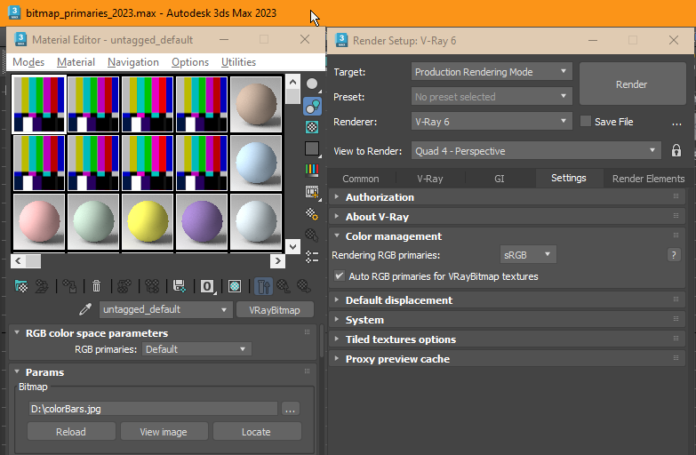 3ds max 2024 OCIO Automatic colorspace assignment Chaos Forums