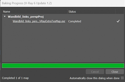 Click image for larger version  Name:	Baking Progress (V-Ray 6 Update 1.2).jpg Views:	0 Size:	44.2 KB ID:	1215746