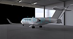 private jet exterior