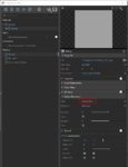 The bump bitmap settings.  Highlighted is the Type, either set to '2D (UV Channel)' or 'Environment'