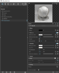 Material settings