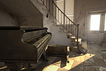 A side project I did to try and keep my skills sharp. Main focus was texturing and lighting. Though the modelling process for the scene was quite a big task actually. Nothing complicated but a lot of assets to manage. Used multi tile uv's for piano and room itself as I was aiming for high resolution finish. Had a lot of fun on this. I really love old and beat up textures.

I hope you guys enjoy it.

Michael