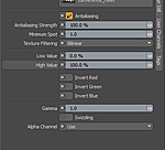 Adjusting this high value causes the render to rotate the HDR.