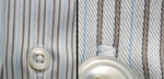 photos of shirt, zoomed to see thread pattern