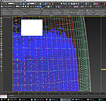 push modifier - green object is the initial fill object